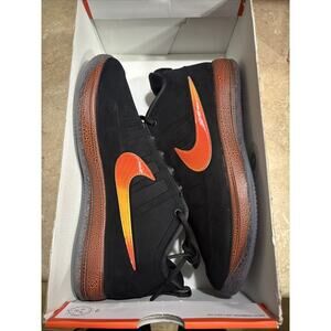 Nike Book 2 Rising Black and Safety Orange Basketball Shoes Size 13 x IB6687-001